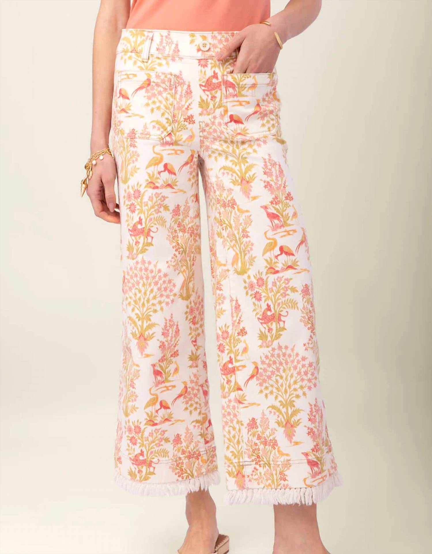 Spartina 449 - Pritchard Wide Leg Fringe Pull On Jean