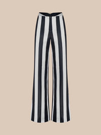 L'Agence - Women's Livvy Satin Straight-leg Trouser