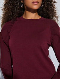 Nation Ltd - Ruthie Ruched Long Sleeve Top