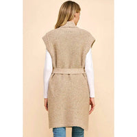 Pinch - Women's Belted Sweater Cardigan
