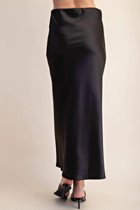 Glam - Satin Midi Skirt