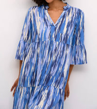 Kaffe - Arina 3/4 Sleeve A-Line Fit Dress