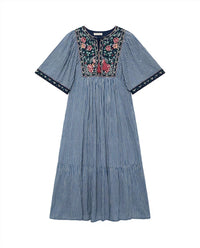 Maison Hotel - Gingham Bloom Dress