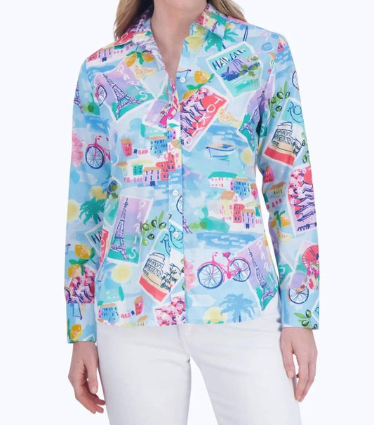 Foxcroft - Meghan Long Sleeve Shirt