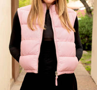 Mauritius - Ellice Leather Puffer Vest