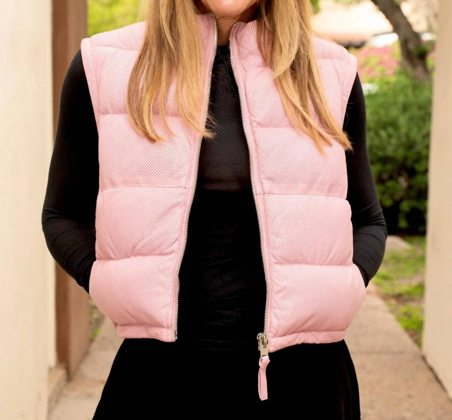 Mauritius - Ellice Leather Puffer Vest