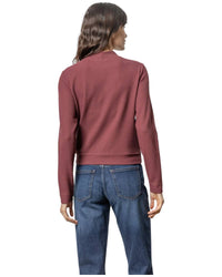 Lilla P - Tie Waist Mock Neck Top