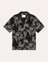 Les Deux - Liam Aoe Flower Short Sleeve Shirt