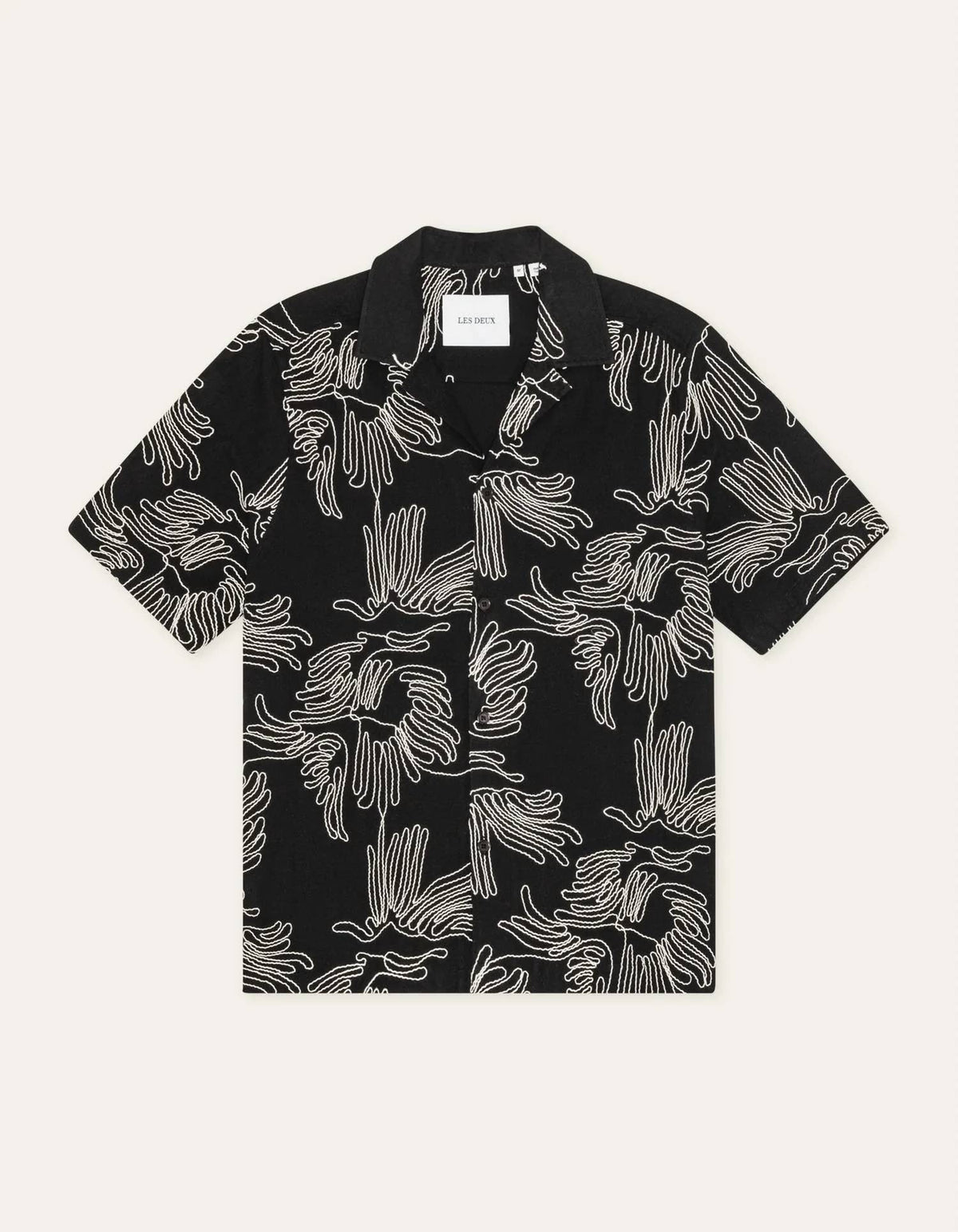 Les Deux - Liam Aoe Flower Short Sleeve Shirt