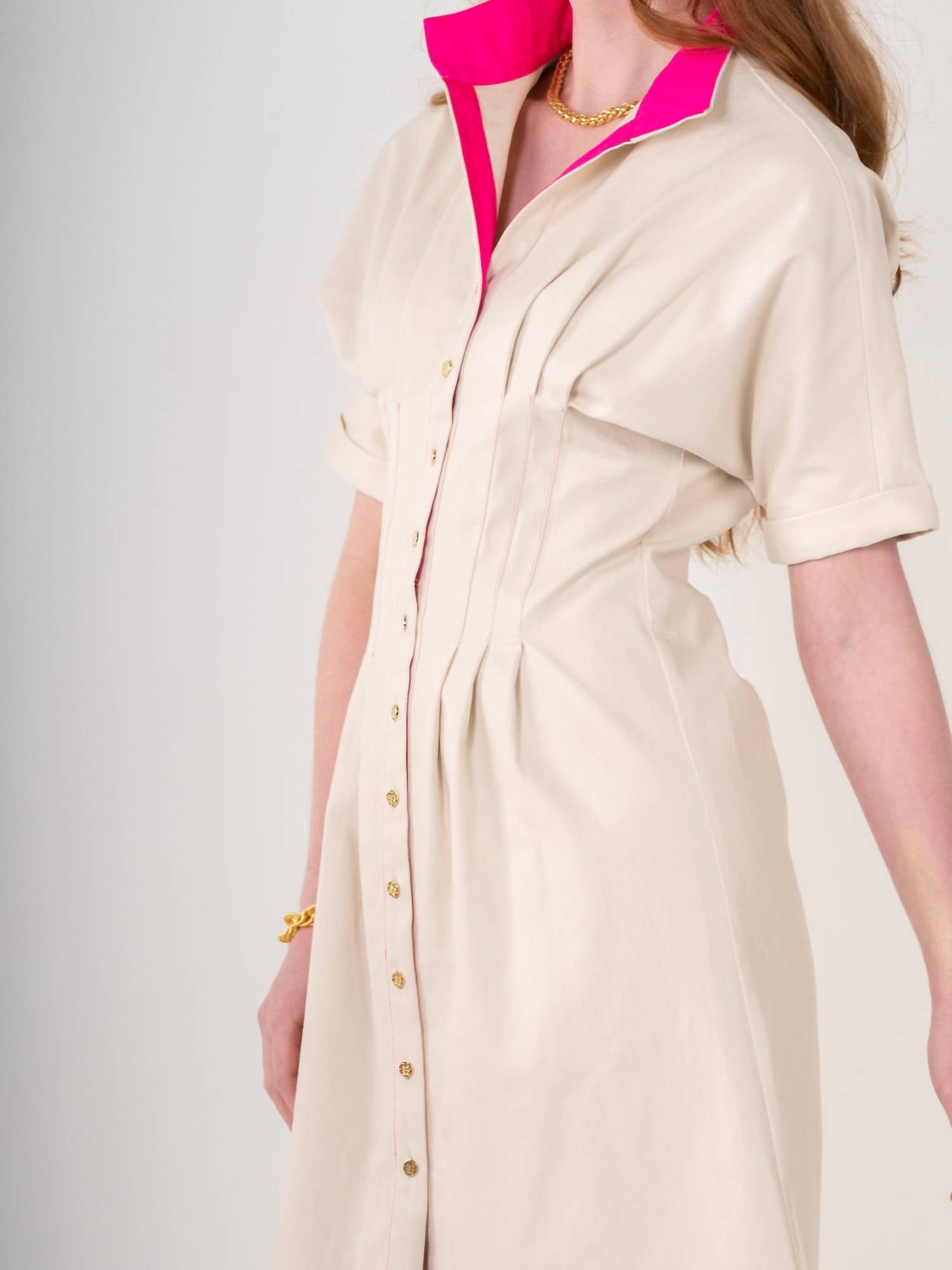 Emily Mccarthy - Georgia Short Dolman Sleeves Dress