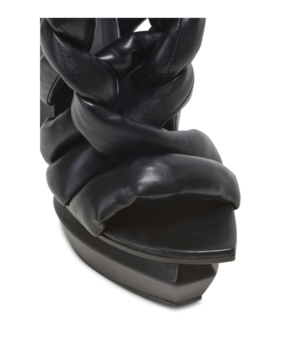 Balmain - Women's Ava Braided Block-heel Platform Pumps