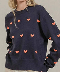 Mint Exclusives - Heart Point Knit Sweater