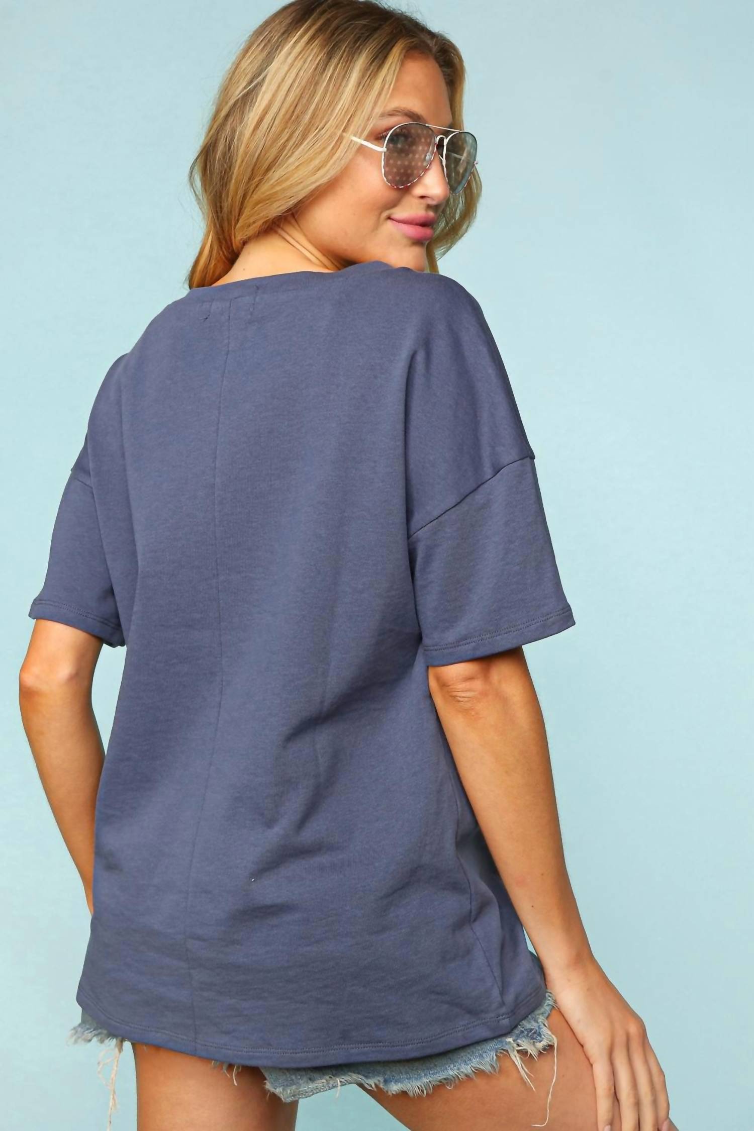 Haptics - Star Patchwork Top