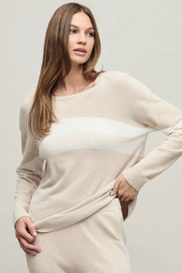 Barefoot Dreams - Cozychic Ultra Lite Wavy Colorblock Pullover Sweater