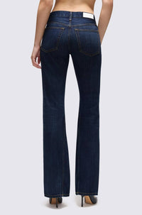 Re/Done - Twisted Mid Rise Bootcut Jeans