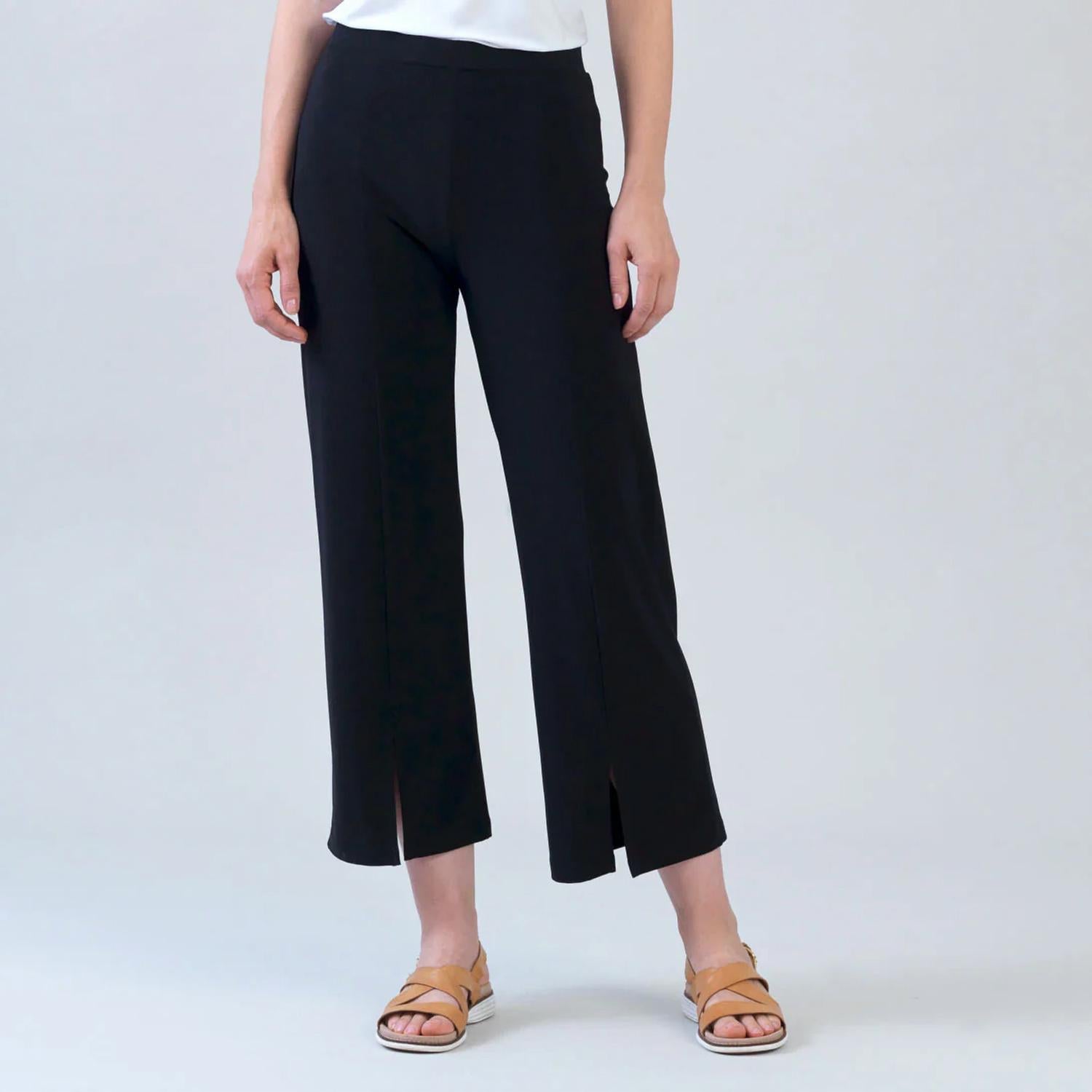 Clara Sunwoo - Relaxed Kick Front Slit Ankle Pant
