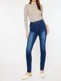 KanCan High Rise Super Skinny Jeans in dark wash - women's jeans
