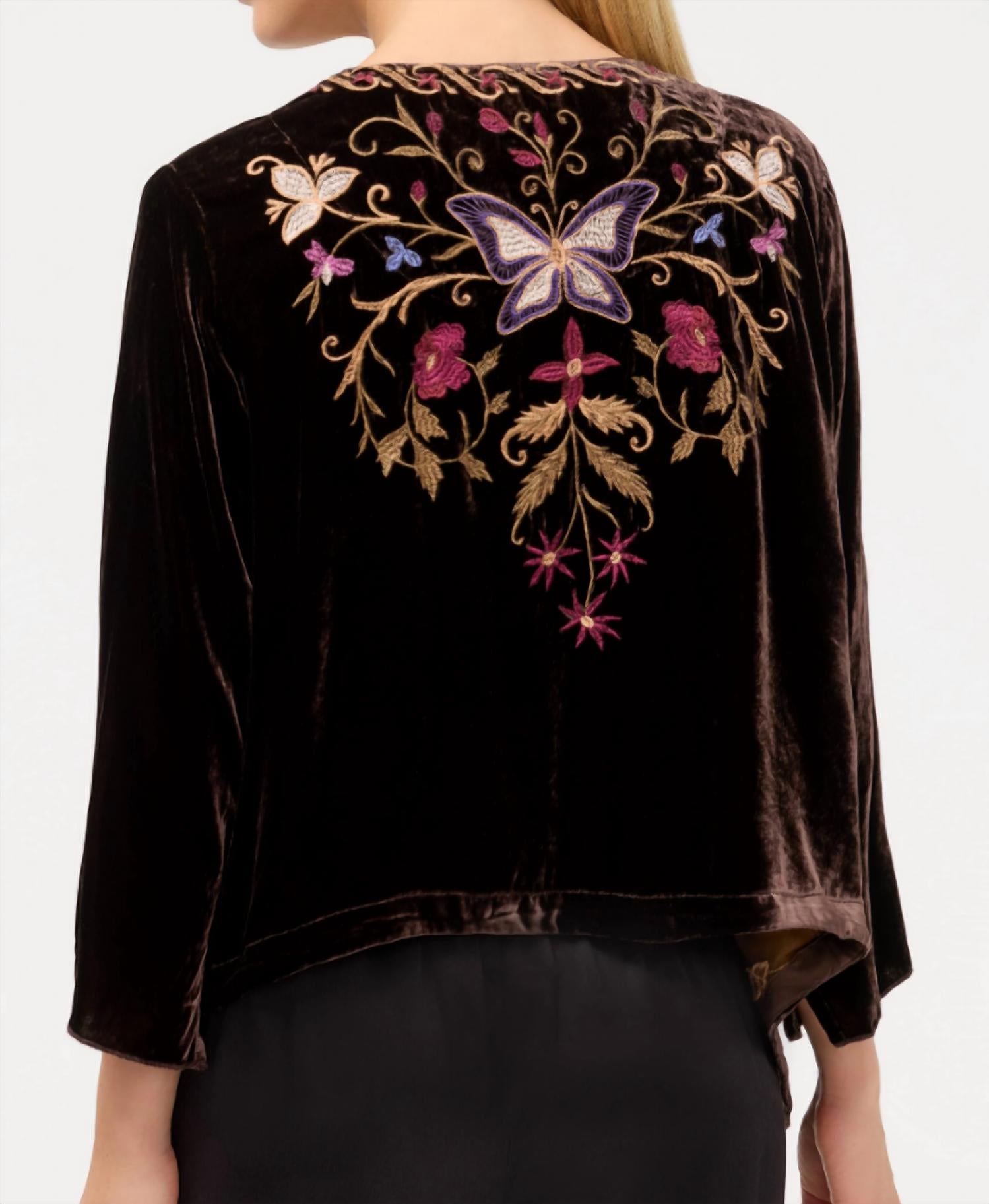 Johnny Was - Velvet Bolero Carmina Top