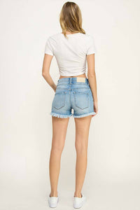 Artemis Vintage - High Rise Double Waist Band Shorts