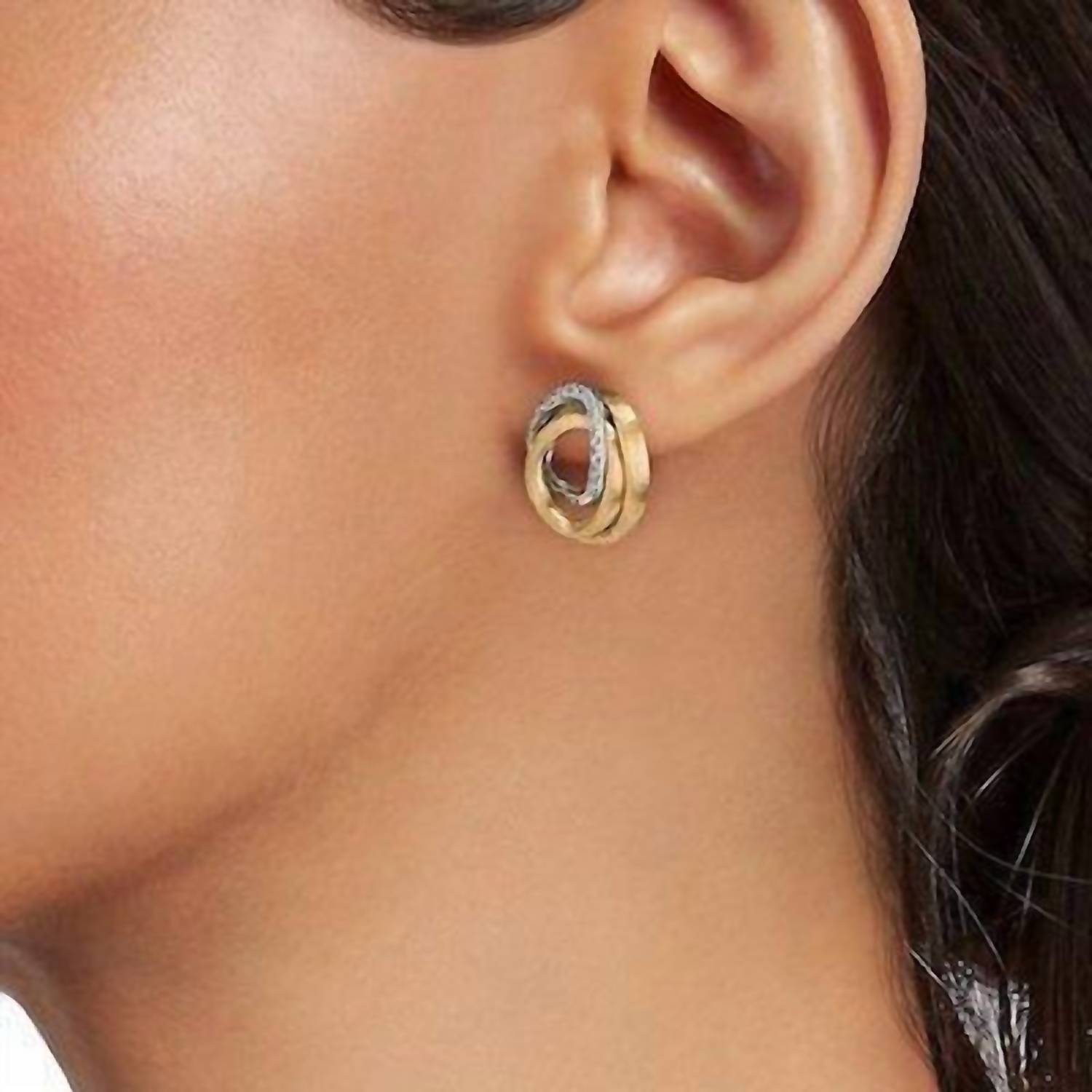 Marco Bicego - Women's 18k Gold Diamond Jaipur Link Earrings