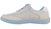 SAS Women's Sporty Lace-up Shoe in silver - women's shoe - detail view