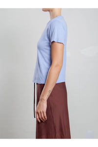 Pharaoh Audrey Baby Tee in cornflower - women's t-shirt - view 4