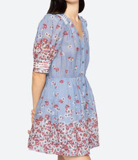 Sea - Whitney Print Puff Sleeve Dress