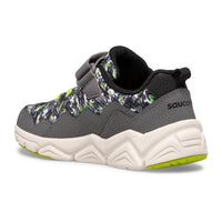 SAUCONY Kid's Flash Sneakers in camo grey - kids' sneaker - detail view