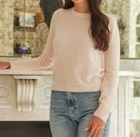 Alashan Cashmere - Chloe Shrunken Crew Neck Sweater
