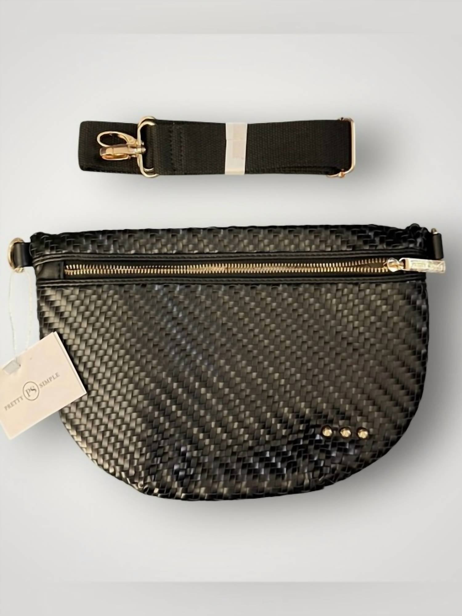 Pretty Simple - Women's Westlyn Diagonal Woven Bum Bag