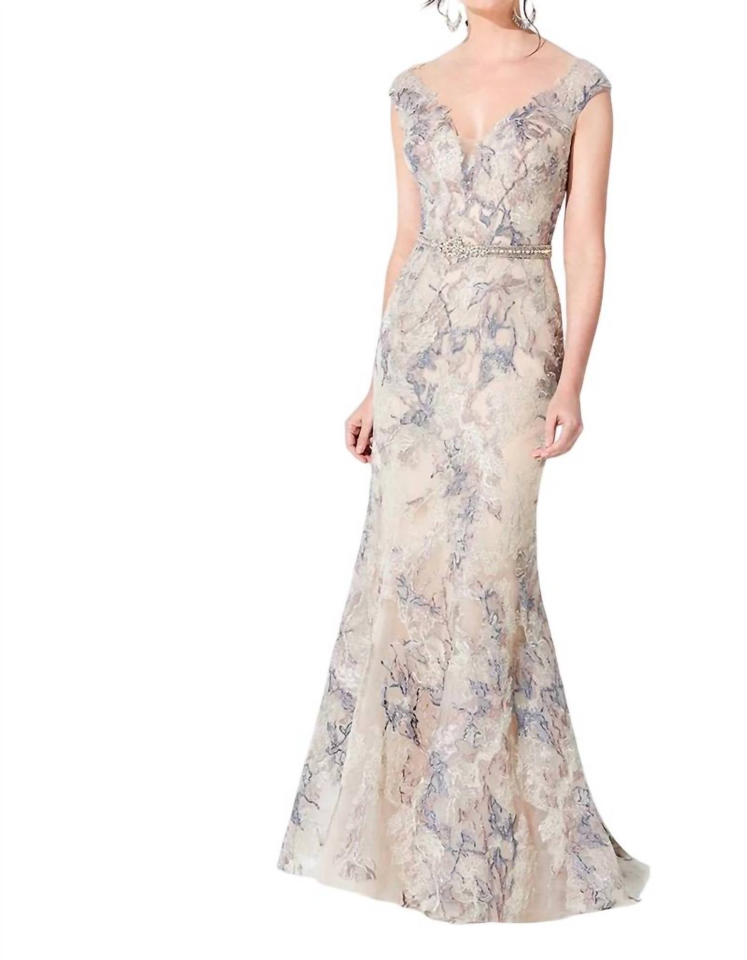 Ivonne D - V Neckline Dress
