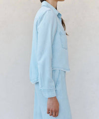 Bella Dahl - Two Pocket Fray Hem Shirt