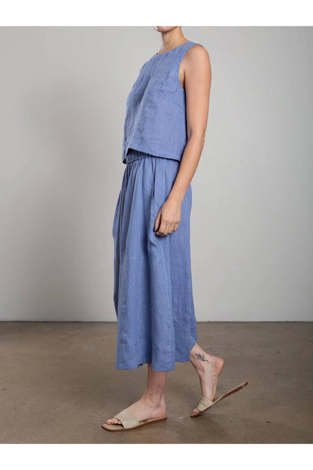 Pharaoh - Carolina Paneled Midi Skirt.