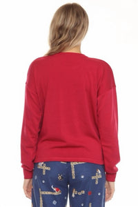 Pj Salvage - Tis The Season To Wine Flannels Long Sleeve Top