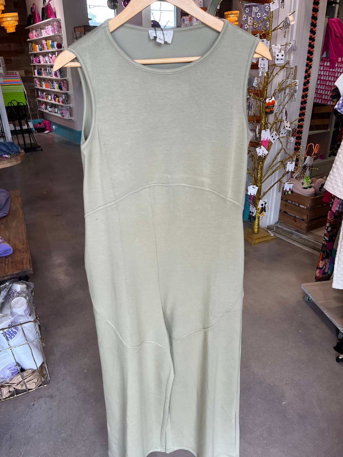 P.Cill - Women's Detailed Tank Top Jumpsuit