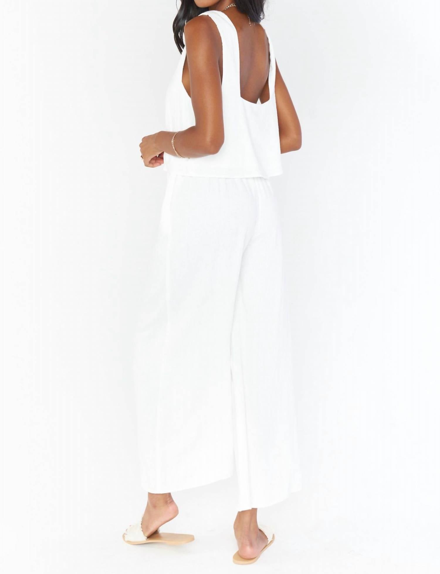Show Me Your Mumu - Kick Back Linen Wide Leg Pants