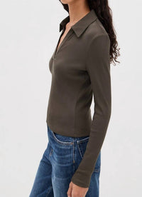 Veronica Beard - Kearney Ribbed Long Sleeve Tee