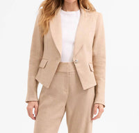 Veronica Beard - Hosanna Linen Dickey Jacket