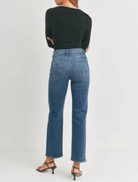 Just Black Denim - Full Length Straight Jeans