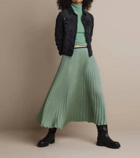 summum Women's Plisse Skirt in jade - women's skirt