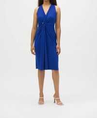 Joseph Ribkoff - Draped Front Halter Sheath Dress