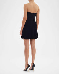 REBECCA VALLANCE Lucine Mini Dress in black - women's dress - view 4
