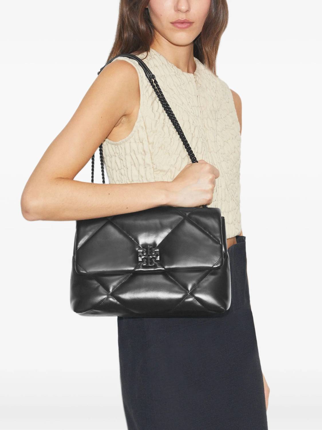 Tory Burch - Kira Quilted Leather Shoulder Bag
