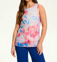 Fdj - Crinkle Pleated Mesh Top