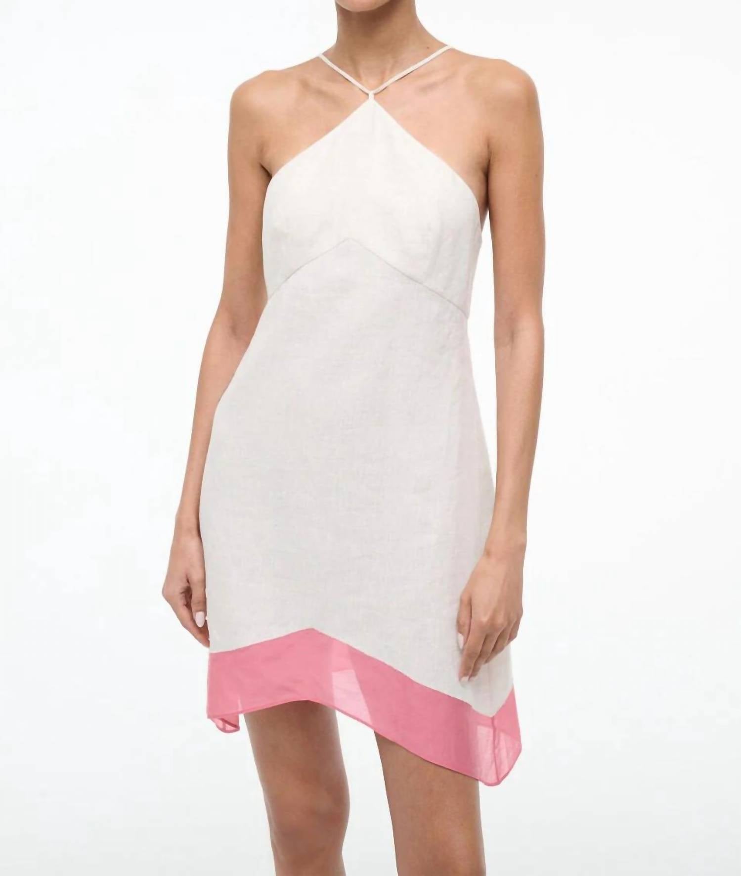 Staud - Oro Linen Mini Dress