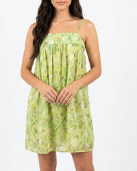 Yellow Lovebirds - Henrietta Mini Dress