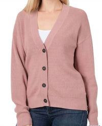 Zenana - Viscose Sweater Cardigan