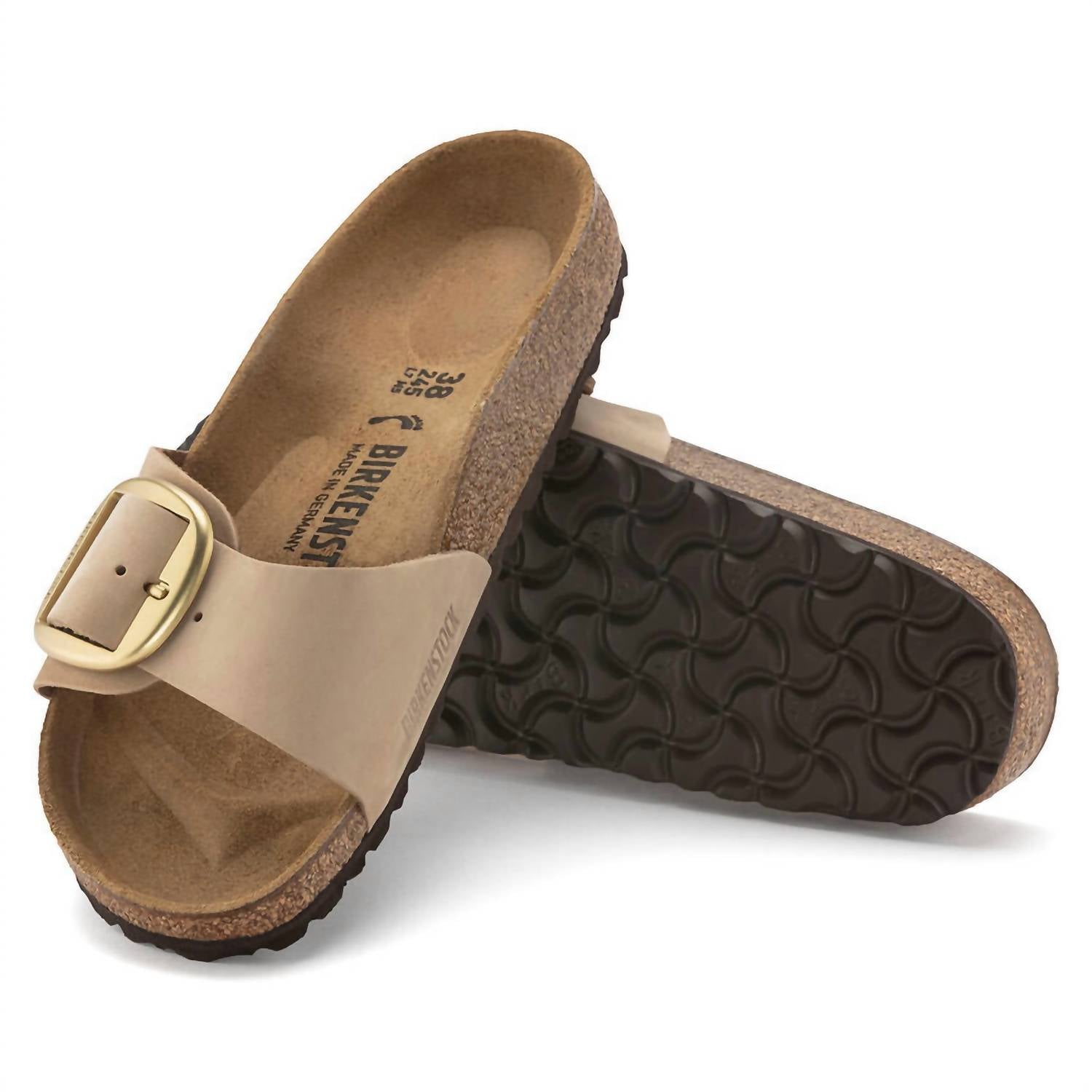 BIRKENSTOCK Women's Madrid Big Buckle Sandal in sandcastle - women's sandal - view 5