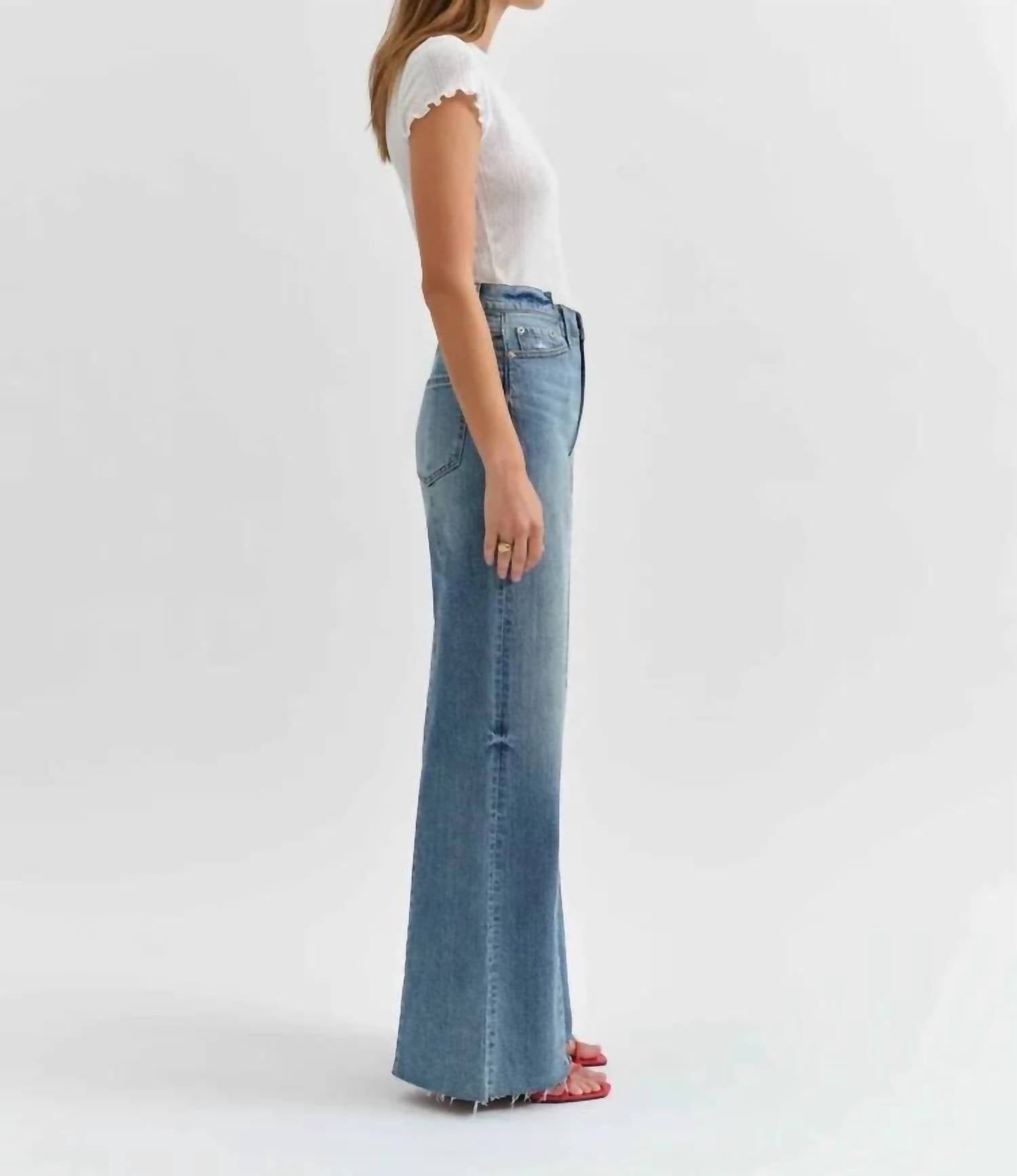 Daze - Rocky Tear & Repair High Waisted Jean