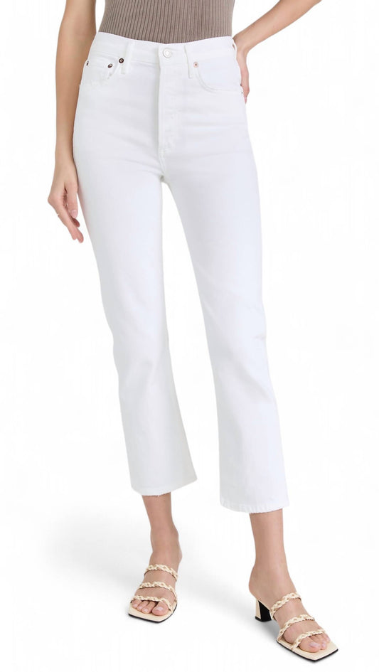 Agolde - RILEY HIGH RISE STRAIGHT CROP JEAN